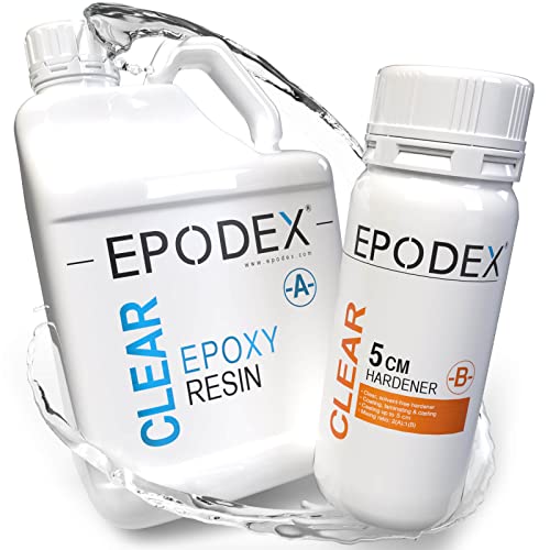 EPODEX® 2K Epoxidharz | Epoxy in Gießhöhe 0-5cm | River-Tische, Lampen und Epoxidharz Zubehör | Gießharz | Kunstharz | Resin | Klar oder in 40 Epoxidharz Farbe | Mengenrabatt von EPODEX
