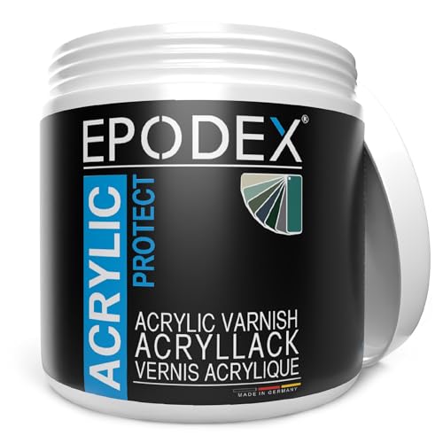 EPODEX ACRYLIC PROTECT+ | Wetterfeste Holzfarbe Außen & Innen | Wetterschutzfarbe Holz Außen | Holzschutzfarbe Aussen Wetterfest | Farbe Für Holz, Metall & Kunststoff | Seidenmatt | 1.1kg (7m²) von EPODEX