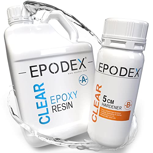 EPODEX Epoxidharz Set ECO+ | klares Epoxy Resin für Gießhöhen bis 5cm | Gießharz-Set ohne oder mit Farbpigmenten | für River-Tische, Lampen, Projekte mit hohen Form- und Gussteilen und vieles mehr EPODEX Epoxidharz Set ECO+ | klares Epoxy Resin für Gießhöhen bis 5cm | Gießharz-Set ohne oder mit Farbpigmenten | für River-Tische, Lampen, Projekte mit hohen Form- und Gussteilen und vieles mehr von EPODEX