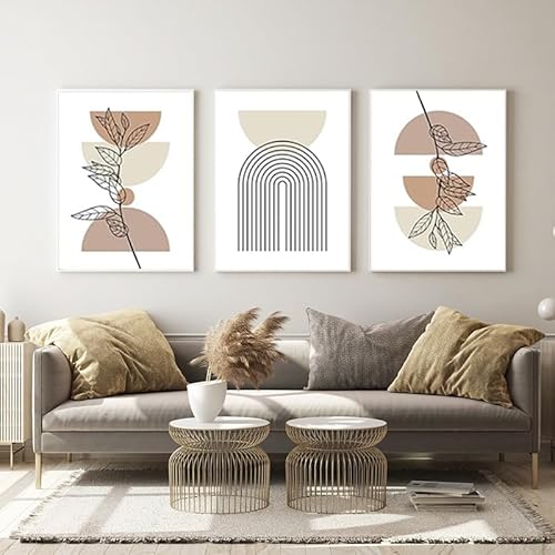 EPOKNQ Böhmische Wandkunst Malerei, Modernes Schlafzimmer Wohnzimmer Abstraktes Poster, Home Hintergrund Wanddekoration Poster, Rahmenlos (K4,50x70cm*3) von EPOKNQ