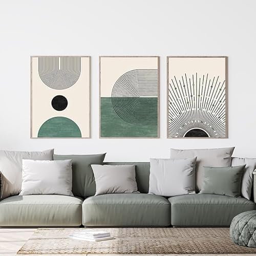 EPOKNQ Böhmische Wandkunst Malerei, Modernes Schlafzimmer Wohnzimmer Abstraktes Poster, Home Hintergrund Wanddekoration Poster, Rahmenlos (K6,30x40cm*3) von EPOKNQ