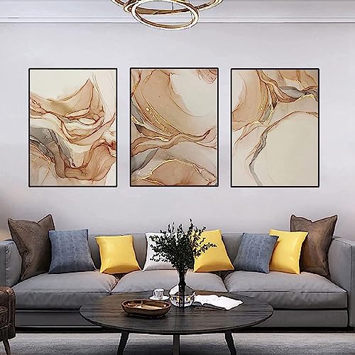 EPOKNQ Islamische Bilder Arabische Dekoration,Premium Linien Poster Set,Moderne dekorative Wanddekoration für Wohnzimmer, Schlafzimmer,ungerahmt… (Stil 6, 20x30cm*3) von EPOKNQ