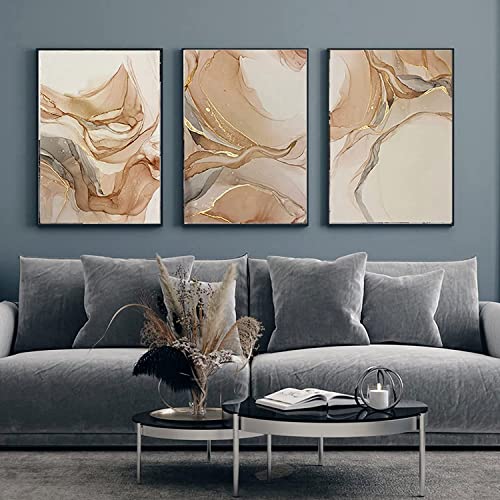 EPOKNQ Islamische Bilder Arabische Dekoration,Premium Linien Poster Set,Moderne dekorative Wanddekoration für Wohnzimmer, Schlafzimmer,ungerahmt… (Stil 6, 30x40cm*3) von EPOKNQ