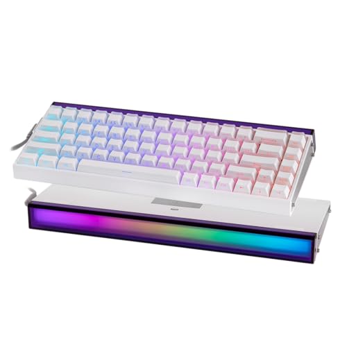EPOMAKER Aula Hero68 HE Magnetische Gaming-Tastatur, 0,01mm einstellbare Auslösung, 8kHz Schneller Hall-Effekt-Schalter, RGB-Box & Backlit, Programmierbar, 65% QWERTY (Weißer Leuchtturm) von EPOMAKER
