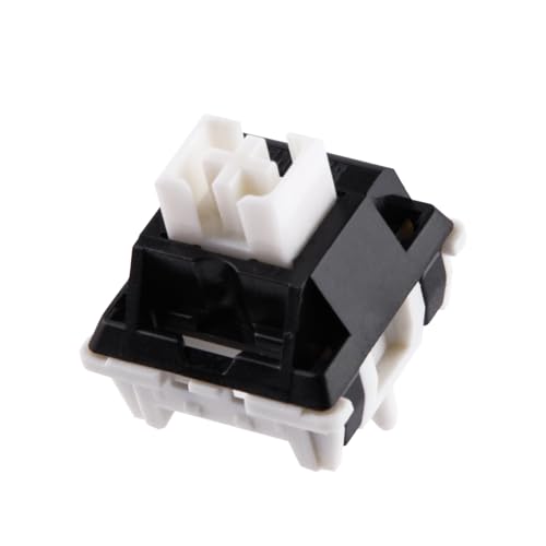 EPOMAKER Zebra 100pcs Linearer Schalter für Mechanische Tastatur. 5-pin 40gf Lubed Creamy Schalter mit POM Stem,21mm Feder Kompatibel mit MX Tastenkappen. EPOMAKER Zebra 100pcs Linearer Schalter für Mechanische Tastatur. 5-pin 40gf Lubed Creamy Schalter mit POM Stem,21mm Feder Kompatibel mit MX Tastenkappen. von EPOMAKER