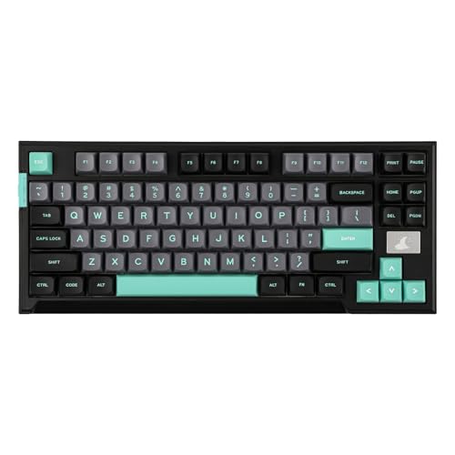 EPOMAKER x Feker IK85 Plus Mechanische Tastatur Gasket, Bluetooth 5.0/USB-C/kabellos, mit Hot Swap, schalldämpfenden Schaumstoffen, 4000-mAh-Akku, RGB (Black, Mulan Switch) von EPOMAKER