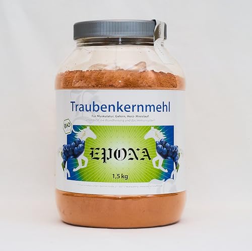 EPONA Traubenkern-Mehl Bio, speziell für Pferde, 100% rein, Bio-Qualität, Hautprobleme, Entzündungen, Wundheilung, entgiftend, Antioxidanz, OPC, EPONA Traubenkern-Mehl Bio, speziell für Pferde, 100% rein, Bio-Qualität, Hautprobleme, Entzündungen, Wundheilung, entgiftend, Antioxidanz, OPC, von EPONA