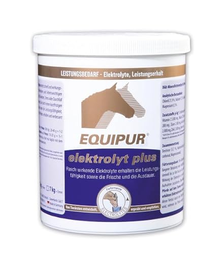 EQUIPUR elektrolyt Plus 1 kg Dose, Rasch wirkende Elektrolyte erhalten die Leistungsfähigkeit sowie die Frisch und die Ausdauer. EQUIPUR elektrolyt Plus 1 kg Dose, Rasch wirkende Elektrolyte erhalten die Leistungsfähigkeit sowie die Frisch und die Ausdauer. von EPONA