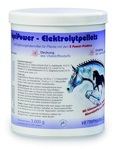 EquiPower Elektrolyt-Pellets erhalten die Leistungsfähigkeit, bringen Neue Frische und verbessern die Ausdauerleistung. EquiPower Elektrolyt-Pellets erhalten die Leistungsfähigkeit, bringen Neue Frische und verbessern die Ausdauerleistung. von EPONA