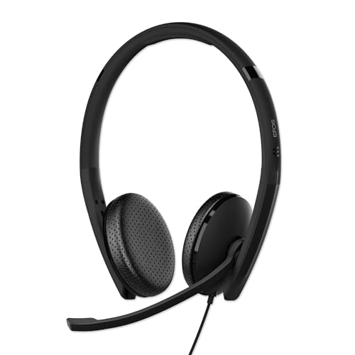 C10 3.5 mm - Professionelles Kommunikationsheadset mit Kabel, Überlegener Stereo-Sound, Plug-and-Play, Elegantes Design, Komfortabel bei Langzeiteinsatz C10 3.5 mm - Professionelles Kommunikationsheadset mit Kabel, Überlegener Stereo-Sound, Plug-and-Play, Elegantes Design, Komfortabel bei Langzeiteinsatz von EPOS