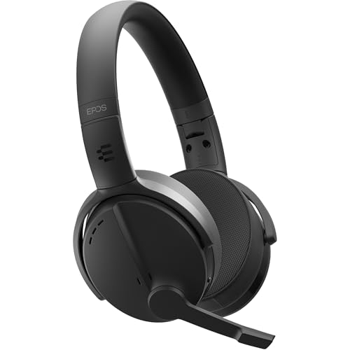 EPOS Adapt 561 II - Verbessertes ANC Bluetooth-Headset mit klappbarem Mikrofonarm, optimiert für UC, 41 Stunden Gesprächszeit, Multi-Device-Konnektivität von EPOS