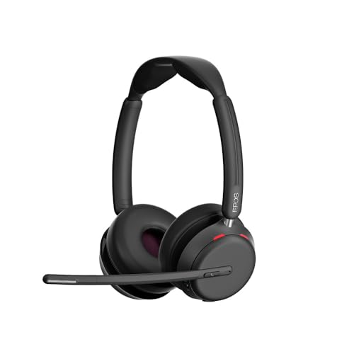 EPOS IMPACT 1060T ANC Professionelles Büro Kabelloses Headset mit Mikrofon ANC PC - Beidseitig, Verbesserte EPOS AI, Super Wideband, BrainAdapt Komfort, Microsoft Teams zertifiziert, Ideal lange Anruf EPOS IMPACT 1060T ANC Professionelles Büro Kabelloses Headset mit Mikrofon ANC PC - Beidseitig, Verbesserte EPOS AI, Super Wideband, BrainAdapt Komfort, Microsoft Teams zertifiziert, Ideal lange Anruf von EPOS