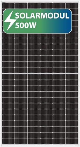 EPP.Solar® 4x EPP 500 Watt M10 HIEFF Twin Mono Schwarz/Silber Solarmodul (500, Watt) von EPP.Solar