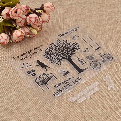 EPRHY Silikon-Stempel Kawaii transparent klar DIY Scrapbooking Handwerk Stempel von EPRHY