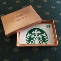 Geschenkkartenbox, Massiv Kupfer, Gratis Gravur Mit Ihrer Botschaft von EPTHOMPSON