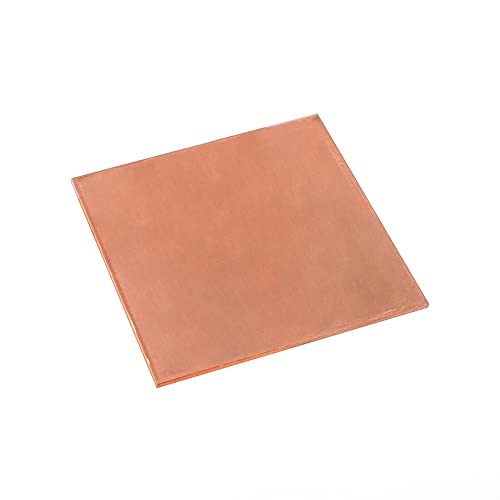 Copper sheet, Copper Sheet High Purity Pure Copper Cu Metal Sheet Foil Plate(1mmx300mmx300mm 1pc) von EQEQE