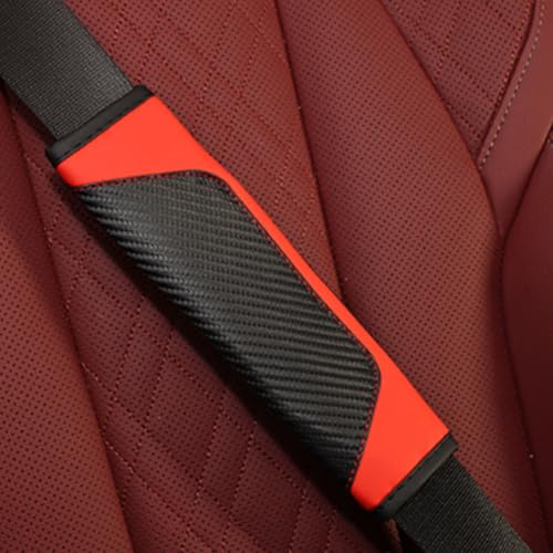 EQHCVCES 2 StüCk Auto Gurtpolster FüR Skoda Kamiq/2019 2020 2021 2022 2023, Autogurt Polster Gurtschoner Erwachsene Sicherheitsgurt Polsterung Gurt Sitzgurt ZubehöR,C von EQHCVCES