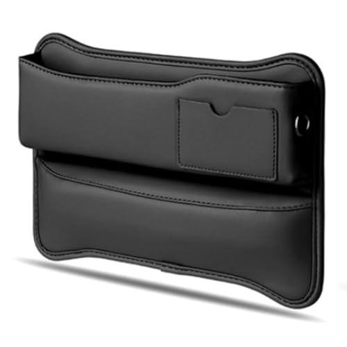 EQHCVCES Organizer Autositz LüCken FüR Nissan Qashqai e-Power J12 2021-2024, Pu Leder Multifunktionale Konsolen-Seitentasche Aufbewahrungsbox Autositze Holder ZubehöR,A von EQHCVCES