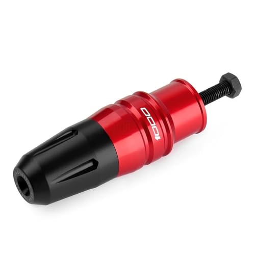 EQJSHL Motorrad CNC Auspuff Sliders Crash Pad Protector Für K&awasaki Z1000/SX Z1000 Z1000SX Für Ninja Z1000sx 2013-2024 Fallende Schutz Sturzschutz Sturzpads(ROT) von EQJSHL