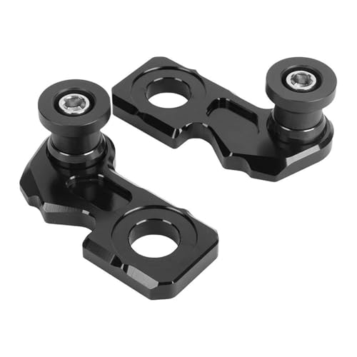 EQJSHL Motorrad-Hinterrad-Achs-Gabel-Schiebeschutz Für H&onda, Für CB 650R, 650F, Für CBR650R, Für CBR650F, Schwingen-Spulen-Achs-Schiebeschutz Sturzschutz Sturzpads(SCHWARZ) von EQJSHL