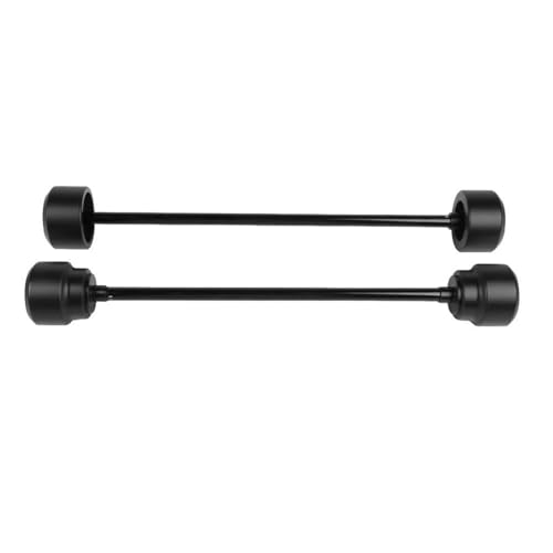 EQJSHL Motorrad Vorne Hinten Rad Achse Gabel Rahmen Sliders Anti Crash Protector Für CFMOTO 675SR-R NK675 675NK 675 SRR NK SR SS Fallen Schutz Sturzschutz Sturzpads(Schwarz 4) von EQJSHL