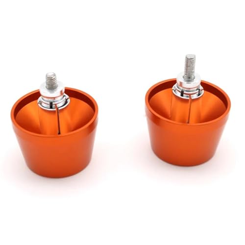 EQJSHL Motorrad Vorne Hinten Rad Achse Gabel Sliders Crash Protector Für 790 Duke 2018 2019 2020 2021 2022 2023 Fallende Schutz Sturzschutz Sturzpads(Orange,HINTEREN) von EQJSHL