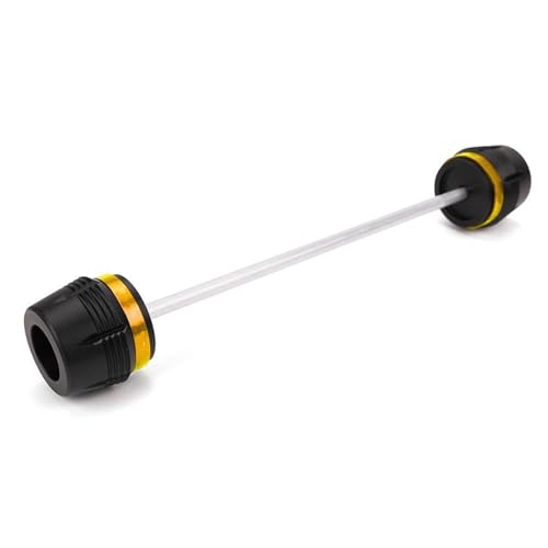 EQJSHL Motorrad Vorne Hinten Rad Achse Gabel Sliders Crash Protector Für CB750 Für CB 750 1000 Für Hornet Für CB1000 Für Hornet SP Fallende Schutz Sturzschutz Sturzpads(Gold,Front) von EQJSHL