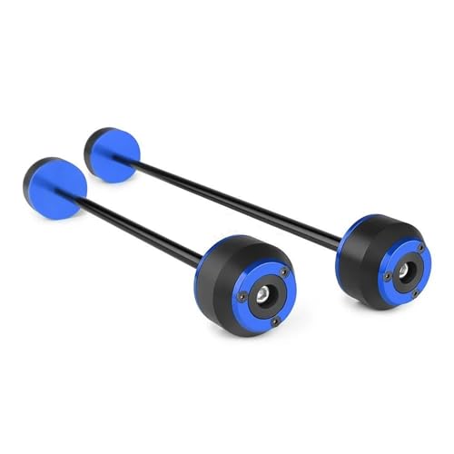 EQJSHL Motorrad Vorne Hinten Rad Gabel Achse Gabel Sliders Crash Protector Für Y&amaha MT09 MT-09 Tracer 900 9 GT 2022 2023 Fallen Schutz Sturzschutz Sturzpads(BLAU) von EQJSHL