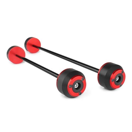 EQJSHL Motorrad Vorne Hinten Rad Gabel Achse Gabel Sliders Crash Protector Für Y&amaha MT09 MT-09 Tracer 900 9 GT 2022 2023 Fallen Schutz Sturzschutz Sturzpads(ROT) von EQJSHL