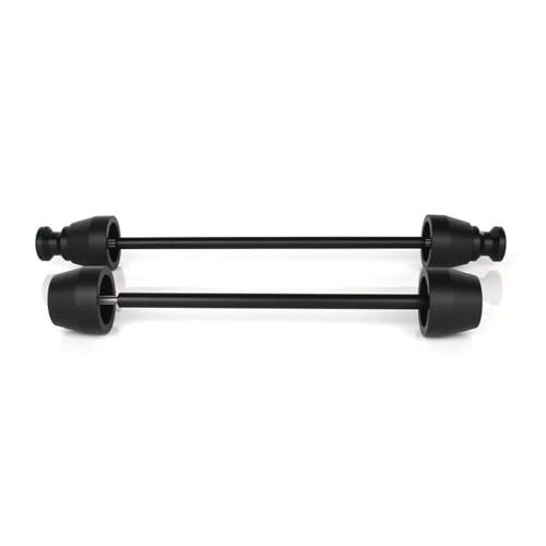 EQJSHL Sturzschutz Für Vorder- Und Hinterradachse, Gabel, Gleitschutz Für Daytona 675 / Moto2 765 Street Triple R 675 Schwingen-Spulen-Schutz Sturzschutz Sturzpads(Vorne+hinten) von EQJSHL