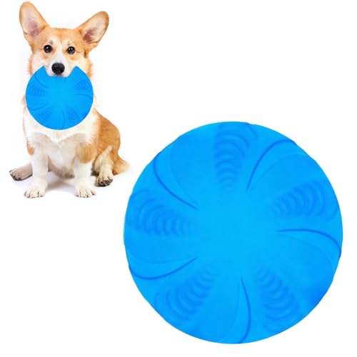 EQLEF Wurfspielzeug Hund, Blauer Hund Werfen Spielzeug weich 20 cm Schwebendem Wasser Übung Scheiben, Training Spielzeug für Outdoor Pool Garten Werfen & Holen EQLEF Wurfspielzeug Hund, Blauer Hund Werfen Spielzeug weich 20 cm Schwebendem Wasser Übung Scheiben, Training Spielzeug für Outdoor Pool Garten Werfen & Holen von EQLEF