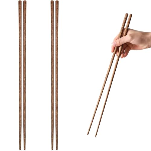 Lange Essstäbchen , 2 Paare 38cm/14.9 inc Lange Holz Chinesische Essstäbchen Hot Pot Essstäbchen Küche Braten Essstäbchen Kochen Essstäbchen 38cm/14.9 in von EQLEF