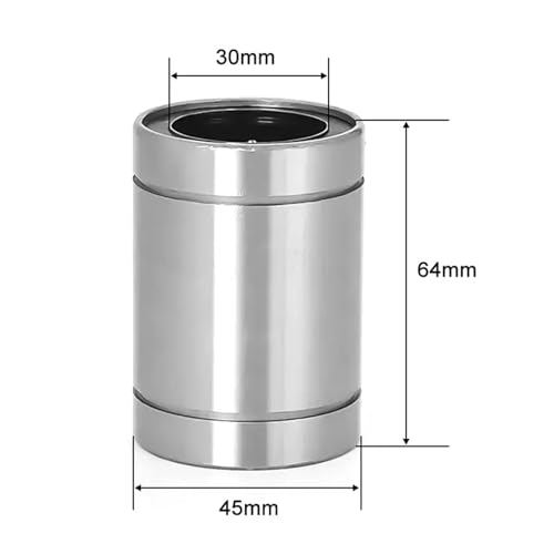 LM30UU Lange Ausführung 30mm Linearkugellager CNC-Teile for 3D-Drucker Linearlager 1 Stücke von EQLEUBEP