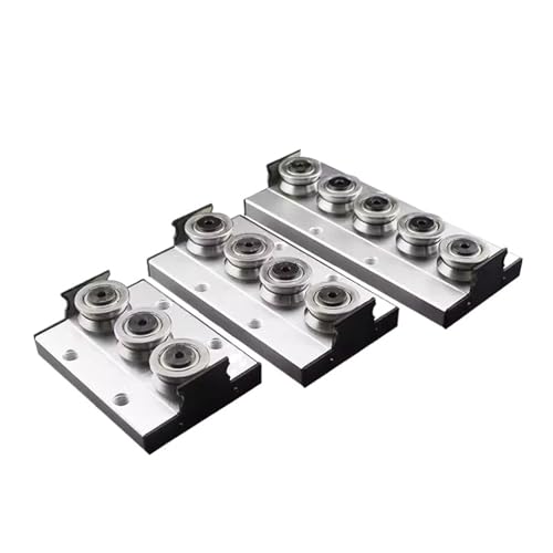 SGB15 Eingebauter zweiachsiger Kernrollenschieber 3/4/5 Radblockschieber/mit Schloss for CNC-Teile 1 Stück(4 wheel) von EQLEUBEP