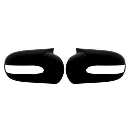 EQLIFD Auto Links Rechts Rückspiegel Gehäuse, für Mercedes-Benz C-Class W203 2001-2007 Seitenspiegelgehäuse ersetzen Abdeckkappen Gehäuse Kratzfestes Zubehör,A von EQLIFD
