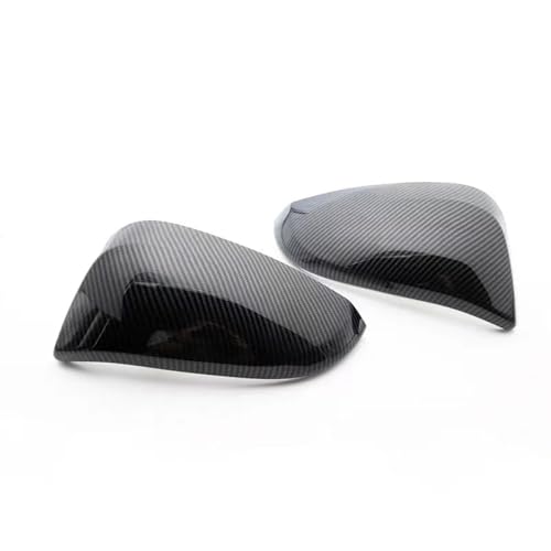 EQLIFD Auto Links Rechts Rückspiegel Gehäuse, für Toyota RAV4 Hilux Revo SW4 2012-2019 Seitenspiegelgehäuse ersetzen Abdeckkappen Gehäuse Kratzfestes Zubehör von EQLIFD