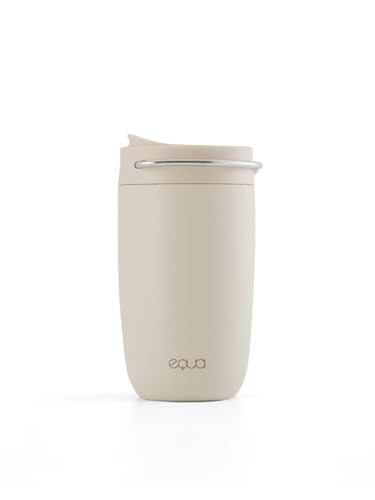 EQUA Thermobecher 300ml, Edelstahl, doppelisoliert, bis zu 4h heiß,100% dicht, grau EQUA Thermobecher 300ml, Edelstahl, doppelisoliert, bis zu 4h heiß,100% dicht, grau von EQUA