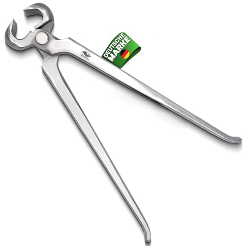 Hufzangen. Hufschneider für Nutztiere. Pferdehufpflege. Robuste Hufzangen für Pferde, Rinder, Ziegen, Hufschneider aus Edelstahl – Langlebiges Hufpflegezubehör für Hufschmiede, Hufpflegezubehör(25cm) von EQUESTRIAN STORE