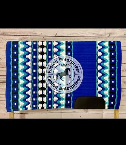 EQUIEMPRESS Sattelunterlage Western Show/Westernsatteldecke aus Neuseelandwolle, Top Wool Pad Sensor Flex (Anpassung möglich) VK-012 (34" x 33") von EQUIEMPRESS