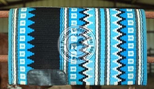 EQUIEMPRESS Sattelunterlage Western Show/Westernsatteldecke aus Neuseelandwolle, Top Wool Pad Sensor Flex (Anpassung möglich) VK-032 (34" x 34") von EQUIEMPRESS