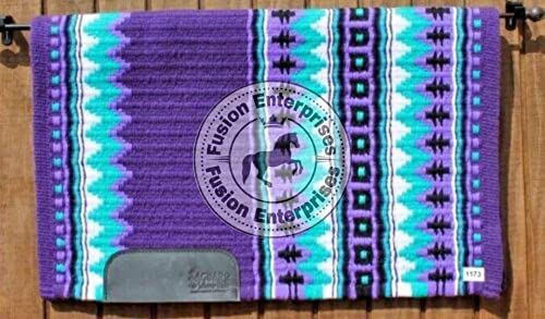 EQUIEMPRESS Sattelunterlage Western Show/Westernsatteldecke aus Neuseelandwolle, Top Wool Pad Sensor Flex (Anpassung möglich) VK-044 (36" x 42") von EQUIEMPRESS