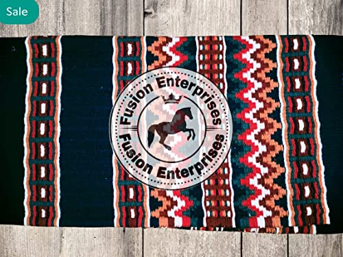 EQUIEMPRESS Sattelunterlage Western Show/Westernsatteldecke aus Neuseelandwolle, Top Wool Pad Sensor Flex (Anpassung möglich) VK-077 (36" x 42") von EQUIEMPRESS
