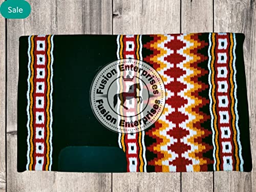 EQUIEMPRESS Sattelunterlage Western Show/Westernsatteldecke aus Neuseelandwolle, Top Wool Pad Sensor Flex (Anpassung möglich) VK-080 (34" x 40") von EQUIEMPRESS