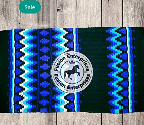 EQUIEMPRESS Sattelunterlage Western Show/Westernsatteldecke aus Neuseelandwolle, Top Wool Pad Sensor Flex (Anpassung möglich) VK-081 (36" x 40") von EQUIEMPRESS