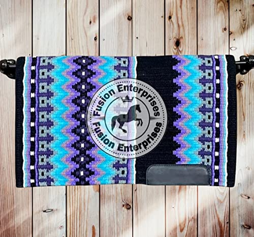 EQUIEMPRESS Sattelunterlage Western Show/Westernsatteldecke aus Neuseelandwolle, Top Wool Pad Sensor Flex (Anpassung möglich) VK-087 (34" x 40") von EQUIEMPRESS