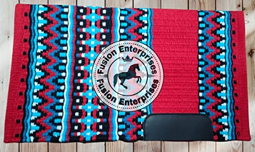 EQUIEMPRESS Sattelunterlage Western Show/Westernsatteldecke aus Neuseelandwolle, Top Wool Pad Sensor Flex (Anpassung möglich) VK-105 (32" x 32") von EQUIEMPRESS