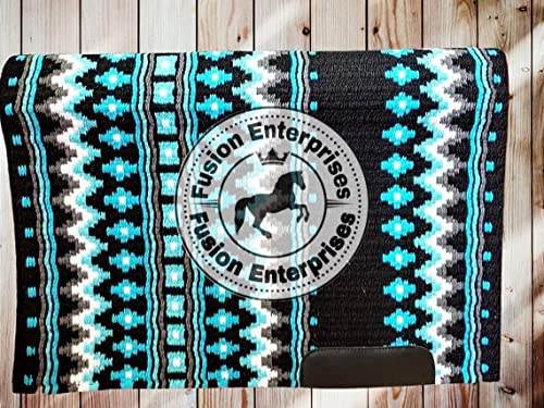 EQUIEMPRESS Sattelunterlage Western Show/Westernsatteldecke aus Neuseelandwolle, Top Wool Pad Sensor Flex (Anpassung möglich) VK-107 (32" x 32") von EQUIEMPRESS