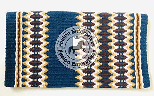 EQUIEMPRESS Sattelunterlage Western Show/Westernsatteldecke aus Neuseelandwolle, Top Wool Pad Sensor Flex (Anpassung möglich) VK-137 (36" x 42") von EQUIEMPRESS