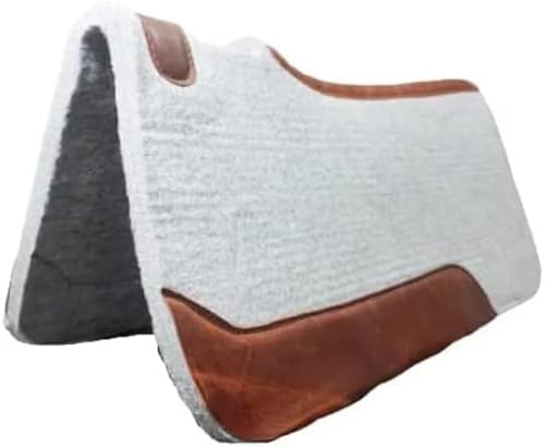 EQUIGEAR Westernpferd-Filzpad/Konturpad aus hochwertigem Wollfilz in den Größen 32 x 32 Zoll und 30 x 30 Zoll A10 (32x32) von EQUIGEAR