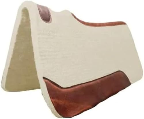 EQUIGEAR Westernpferd-Filzpad/Konturpad aus hochwertigem Wollfilz in den Größen 32 x 32 Zoll und 30 x 30 Zoll A11 (30x30) von EQUIGEAR